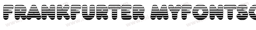 Frankfurter myfontscom字体转换
